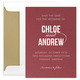 Modern Couple Shimmer Save the Date Cards Image 12 of 13